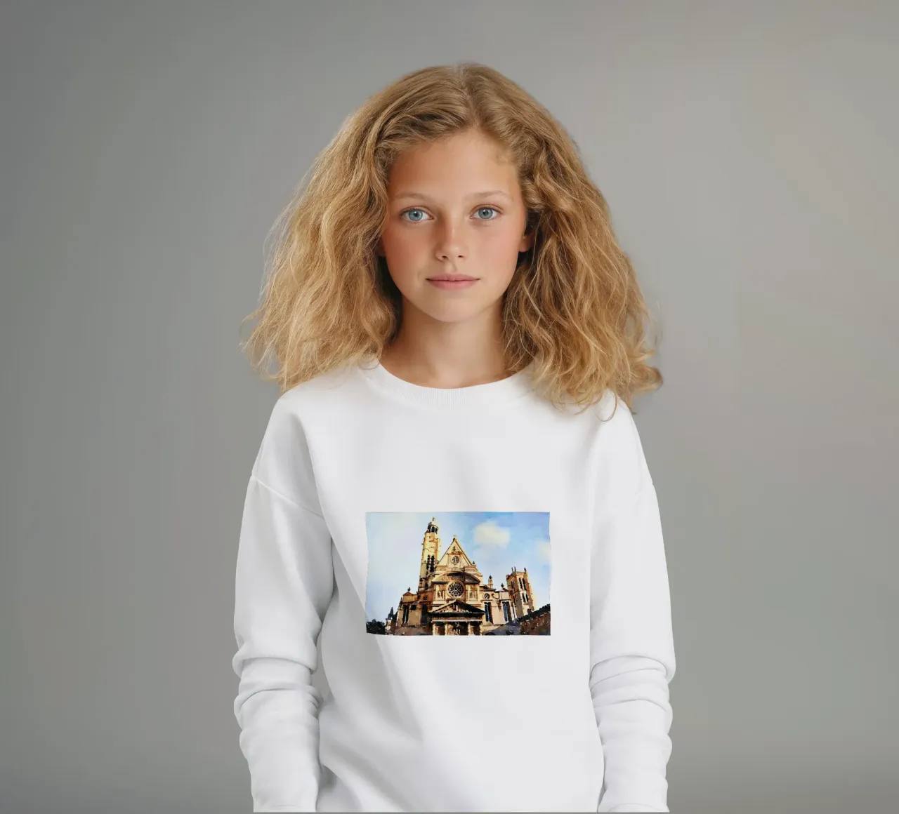 A Parigi felpa bambino da Massimo Frascogna