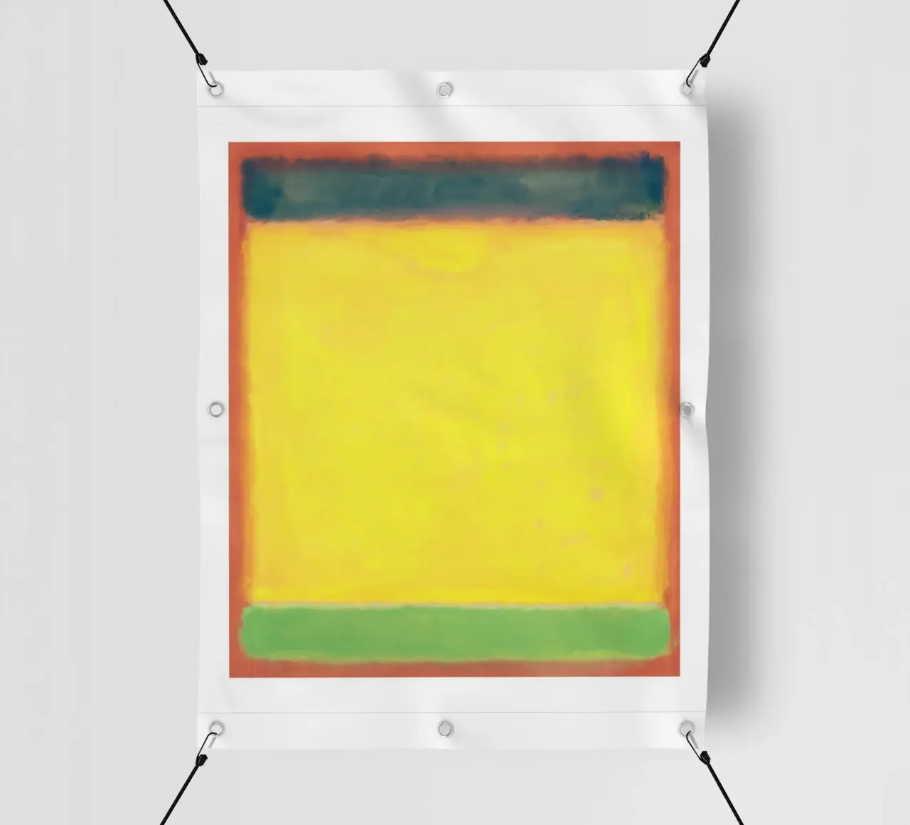 Sans titre (bleu, jaune, vert sur rouge) 1954 par Mark Rothko bâche pvc de Spencer Farrell2