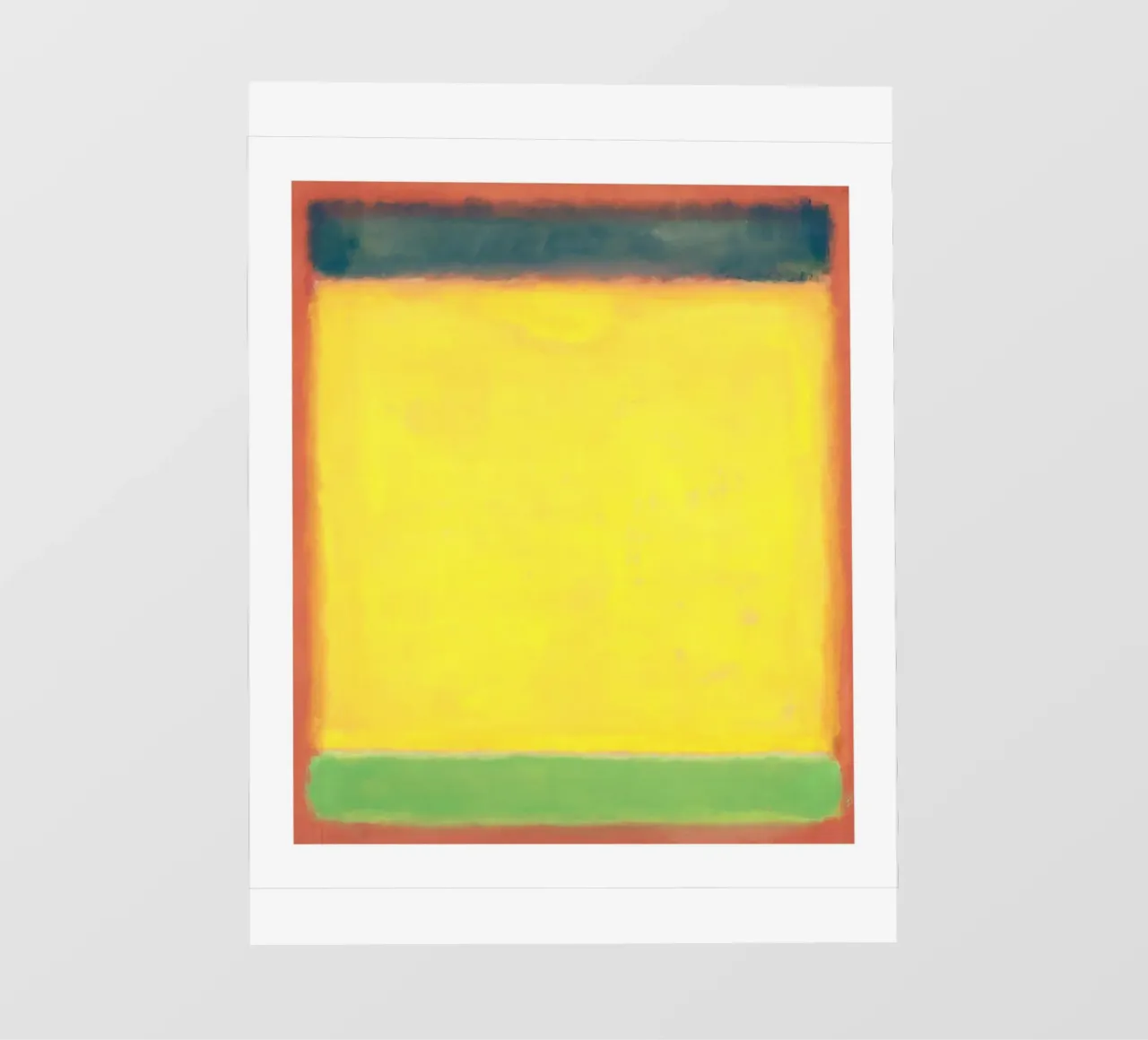 Sans titre (bleu, jaune, vert sur rouge) 1954 par Mark Rothko bâche pvc de Spencer Farrell2