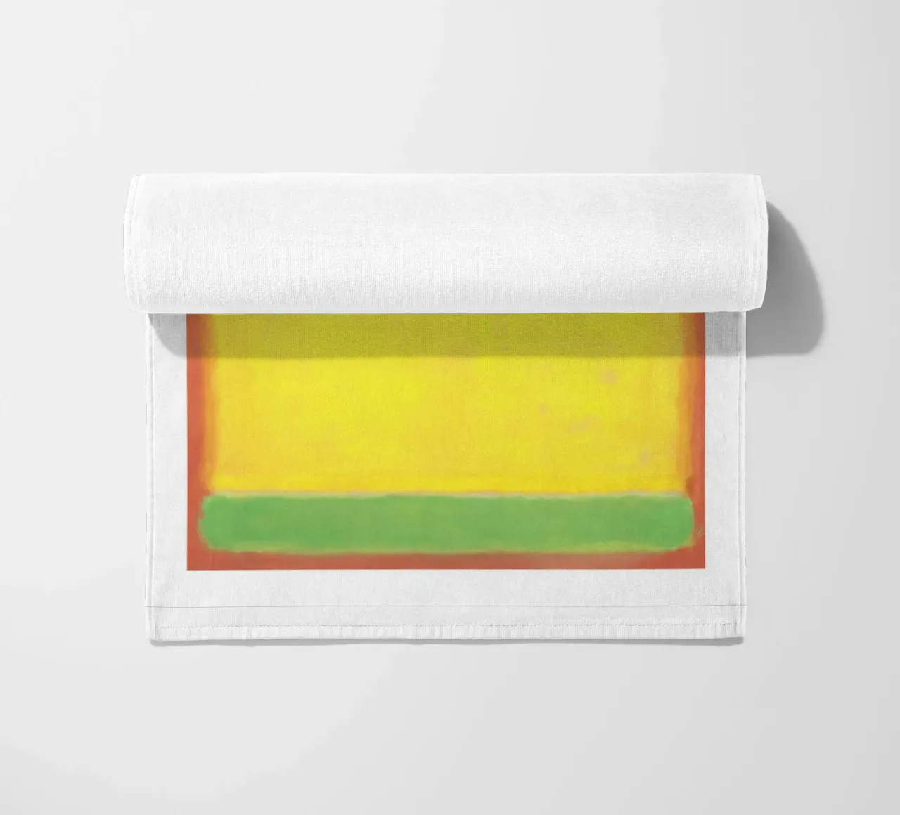 Sans titre (bleu, jaune, vert sur rouge) 1954 par Mark Rothko serviette de plage de Spencer Farrell2