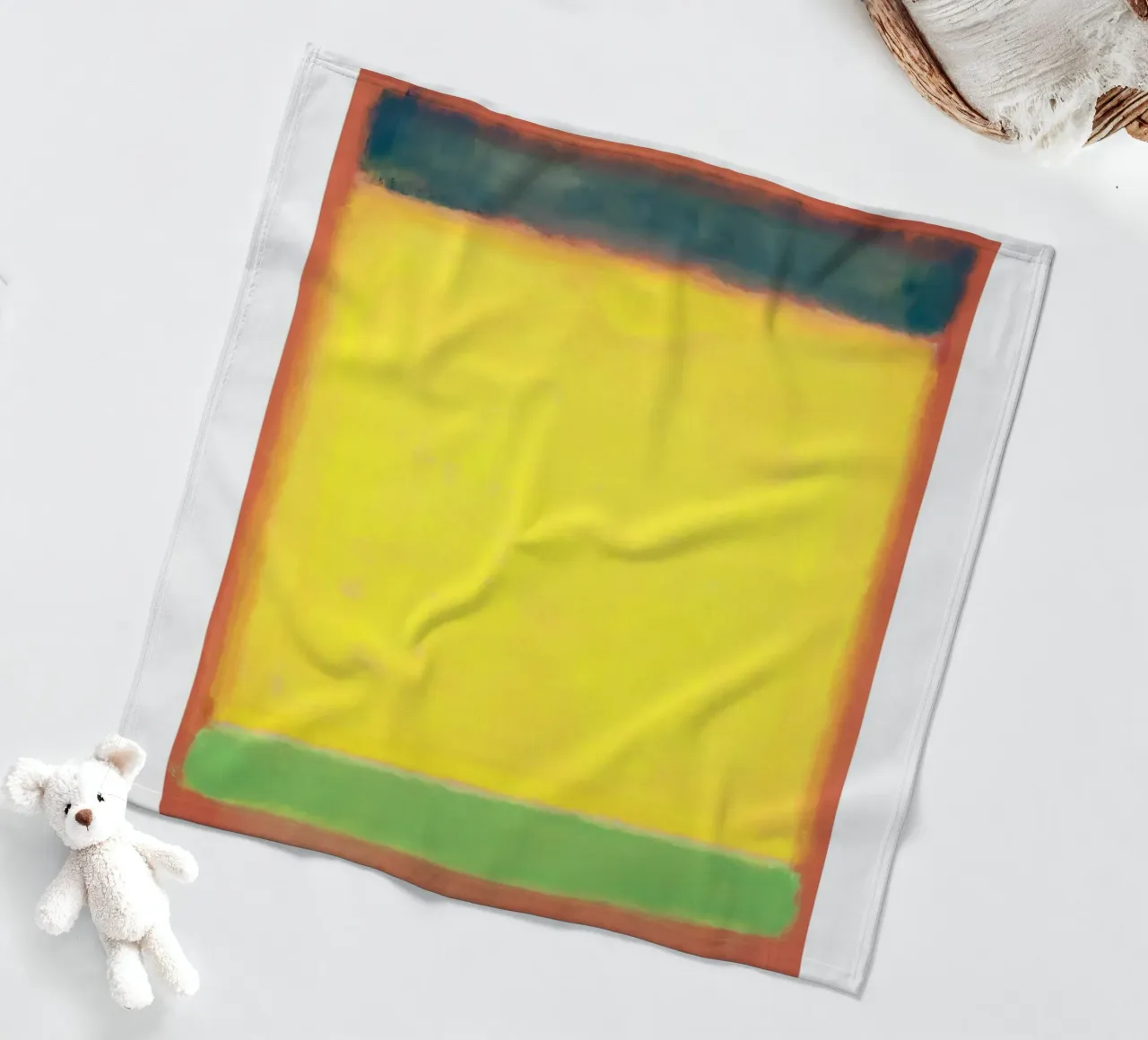 Untitled (Blue, Yellow, Green on Red) 1954 by Mark Rothko fleece blanket by Spencer Farrell2