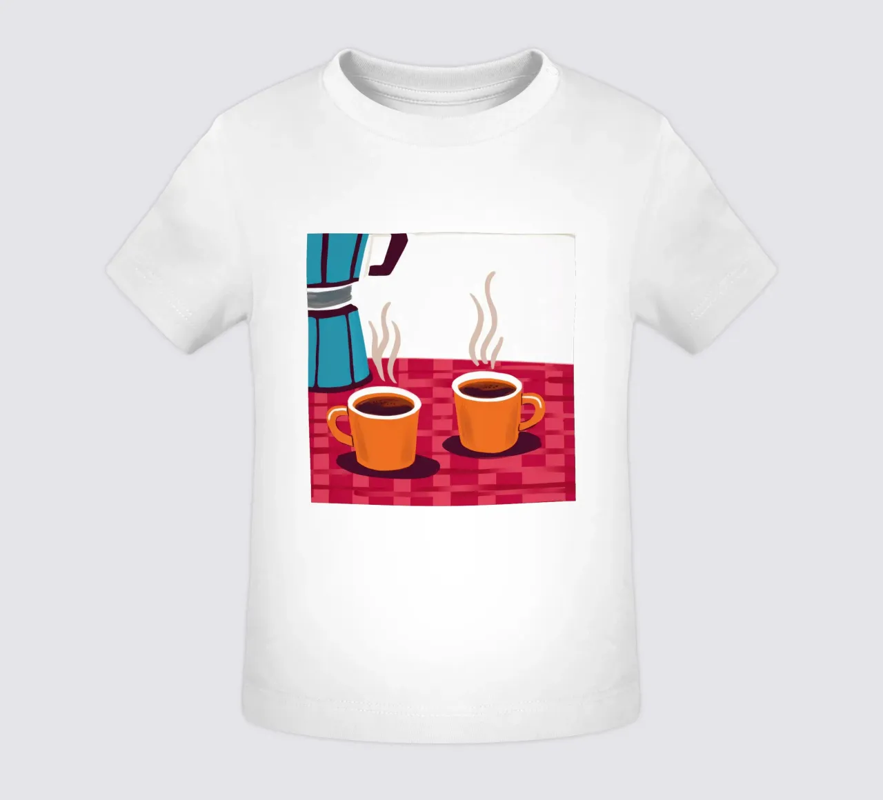 Caffè per due maglietta neonato da Flock Reverie