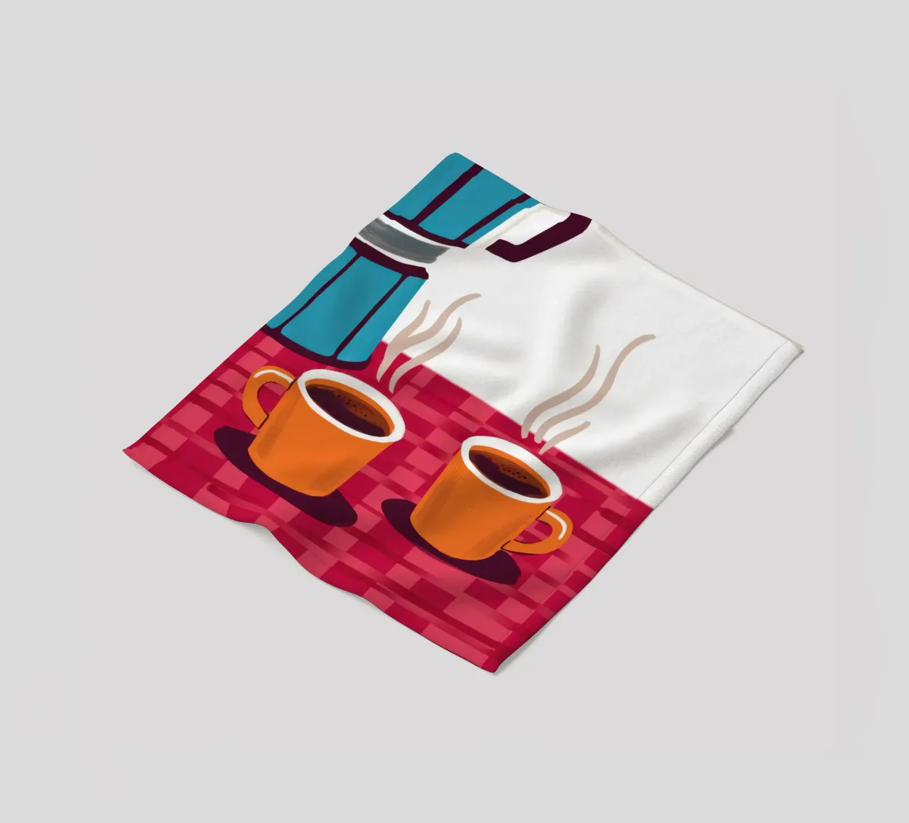 Caffè per due coperta in pile da Flock Reverie