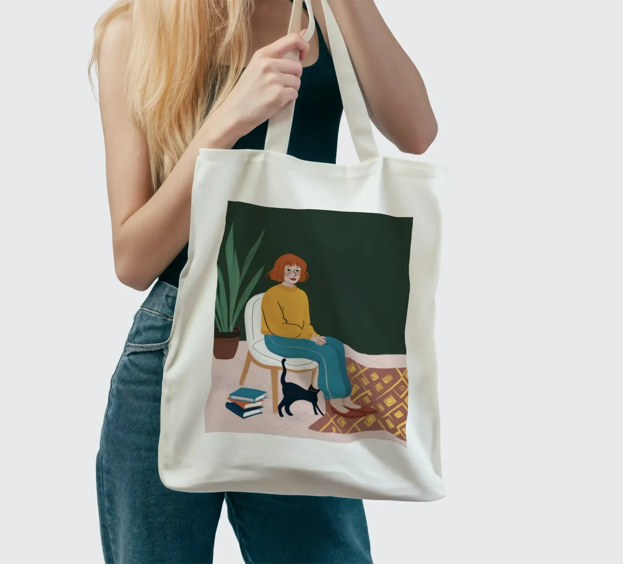 Compagno di sedia Sunny borsa in juta da Giant Foxs