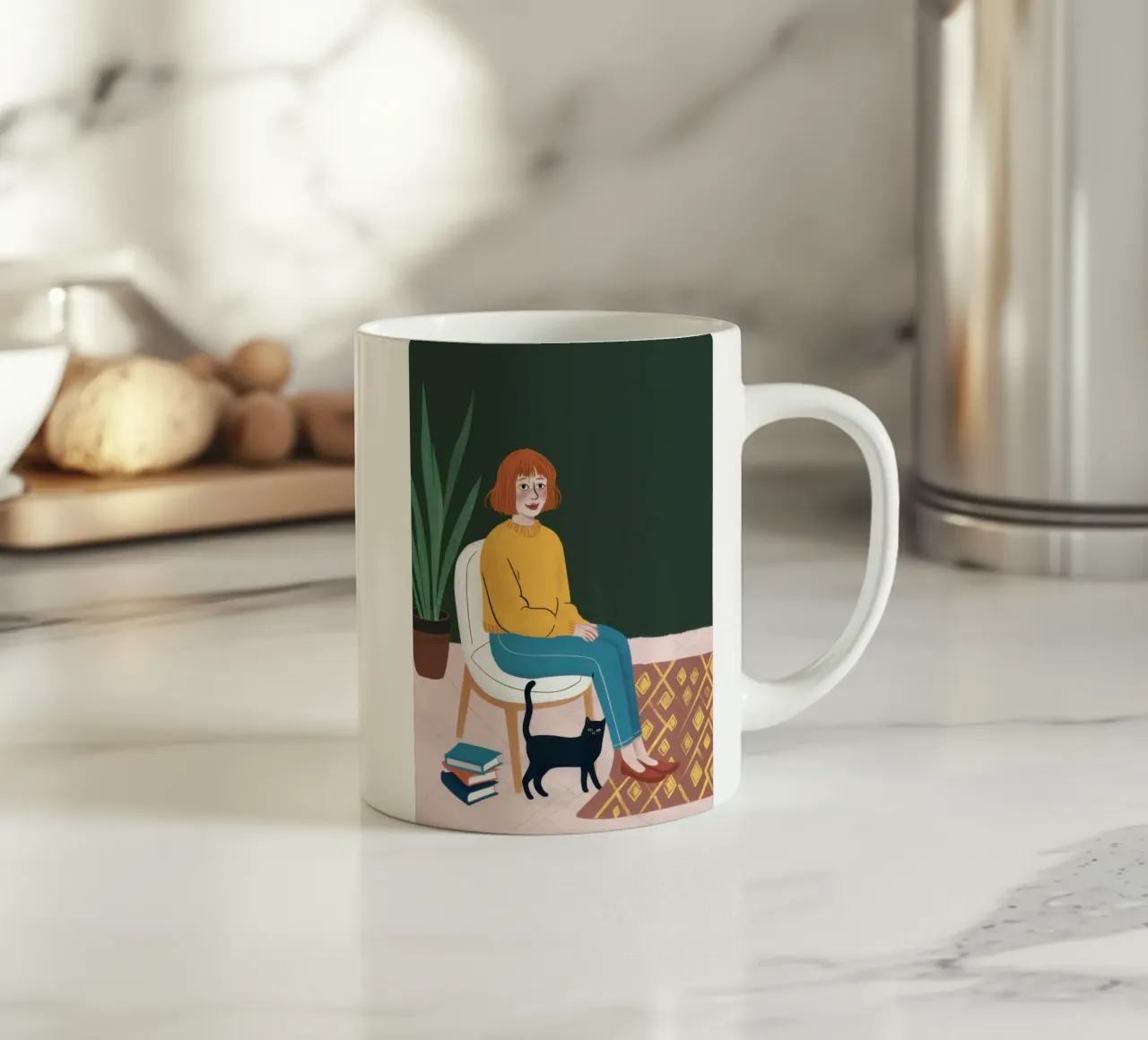 Compagno di sedia Sunny tazza in ceramica da Giant Foxs
