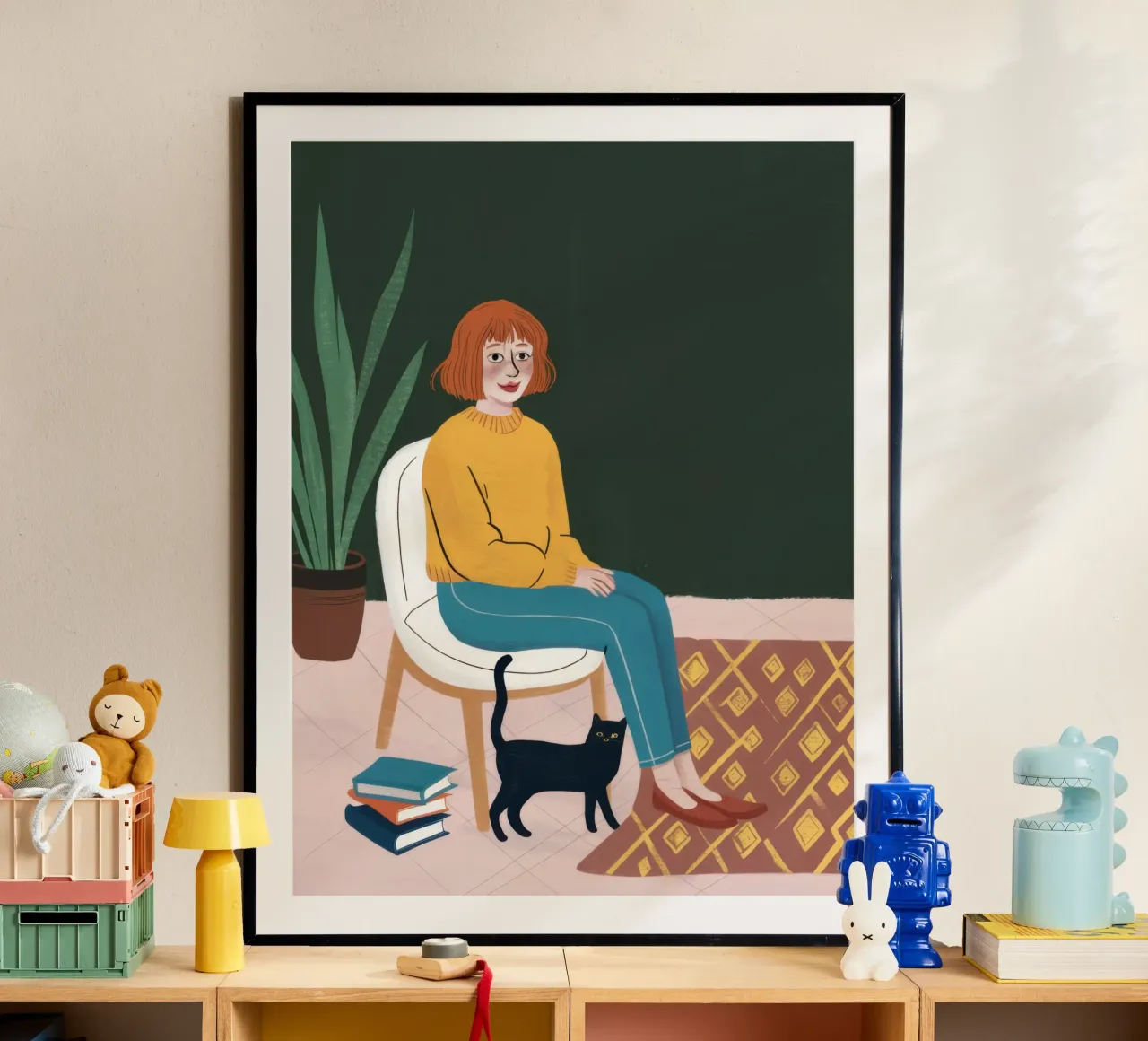 Compagno di sedia Sunny carta hahnemühle da Giant Foxs