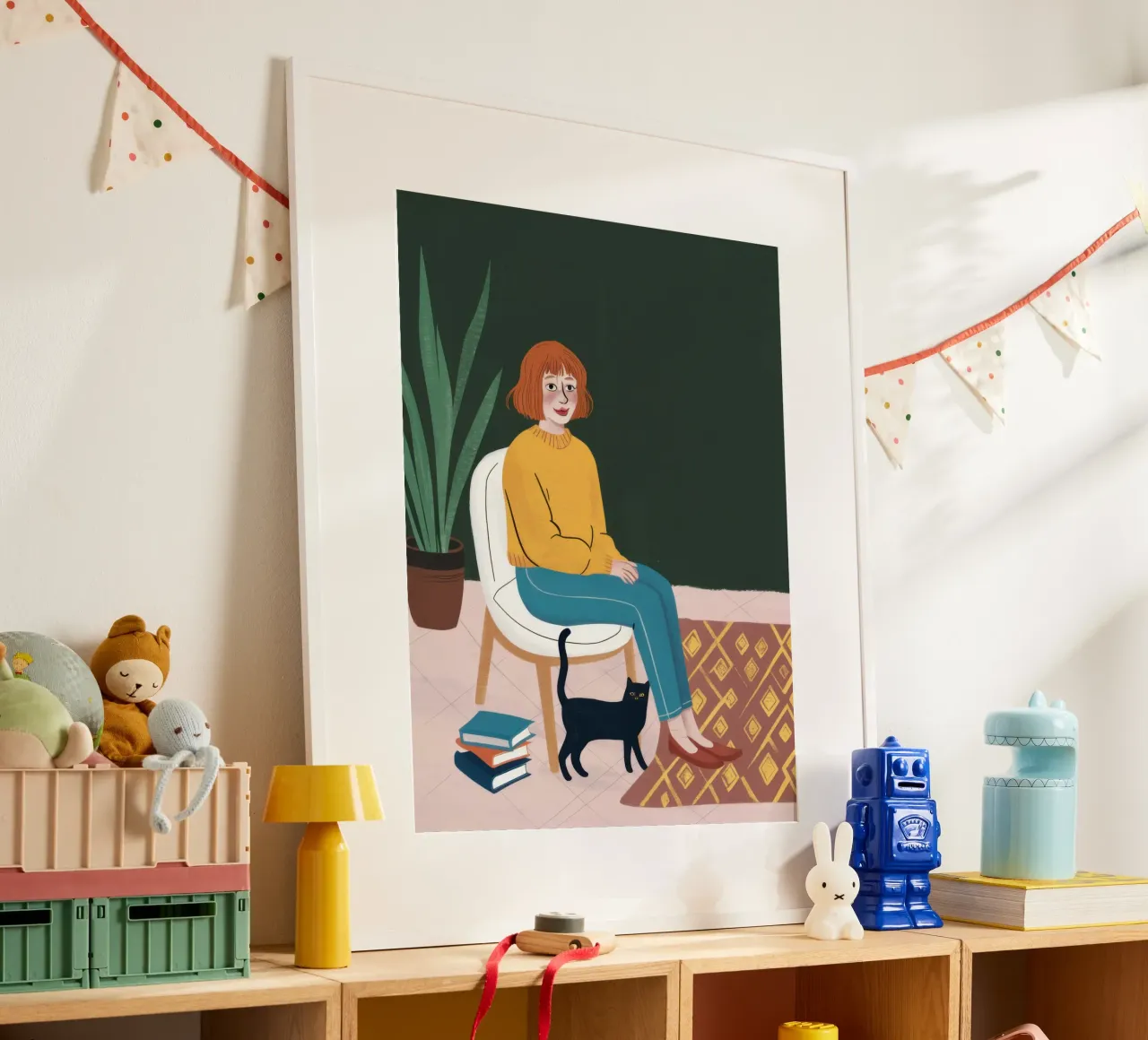 Compagno di sedia Sunny carta hahnemühle da Giant Foxs