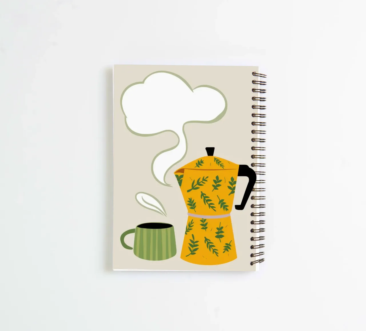 The Coffee Dream spiral notebook by Ink Pulse