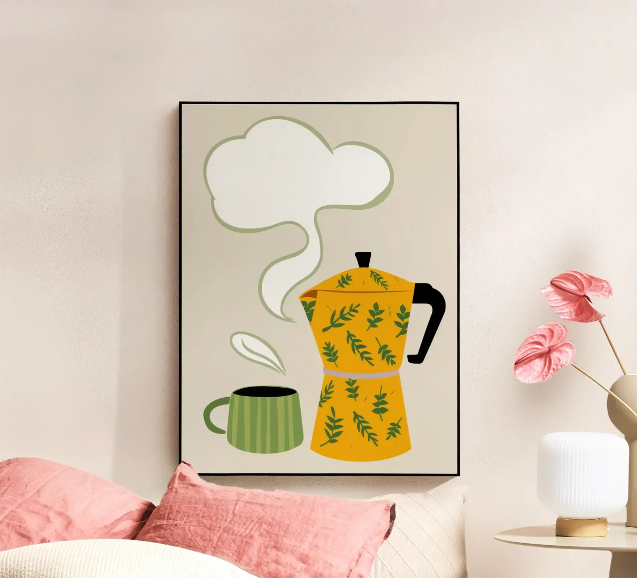 The Coffee Dream acrylic glass by Ink Pulse