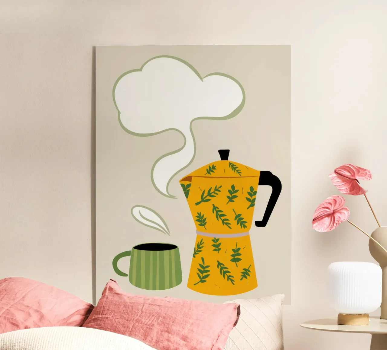 The Coffee Dream acrylic glass by Ink Pulse