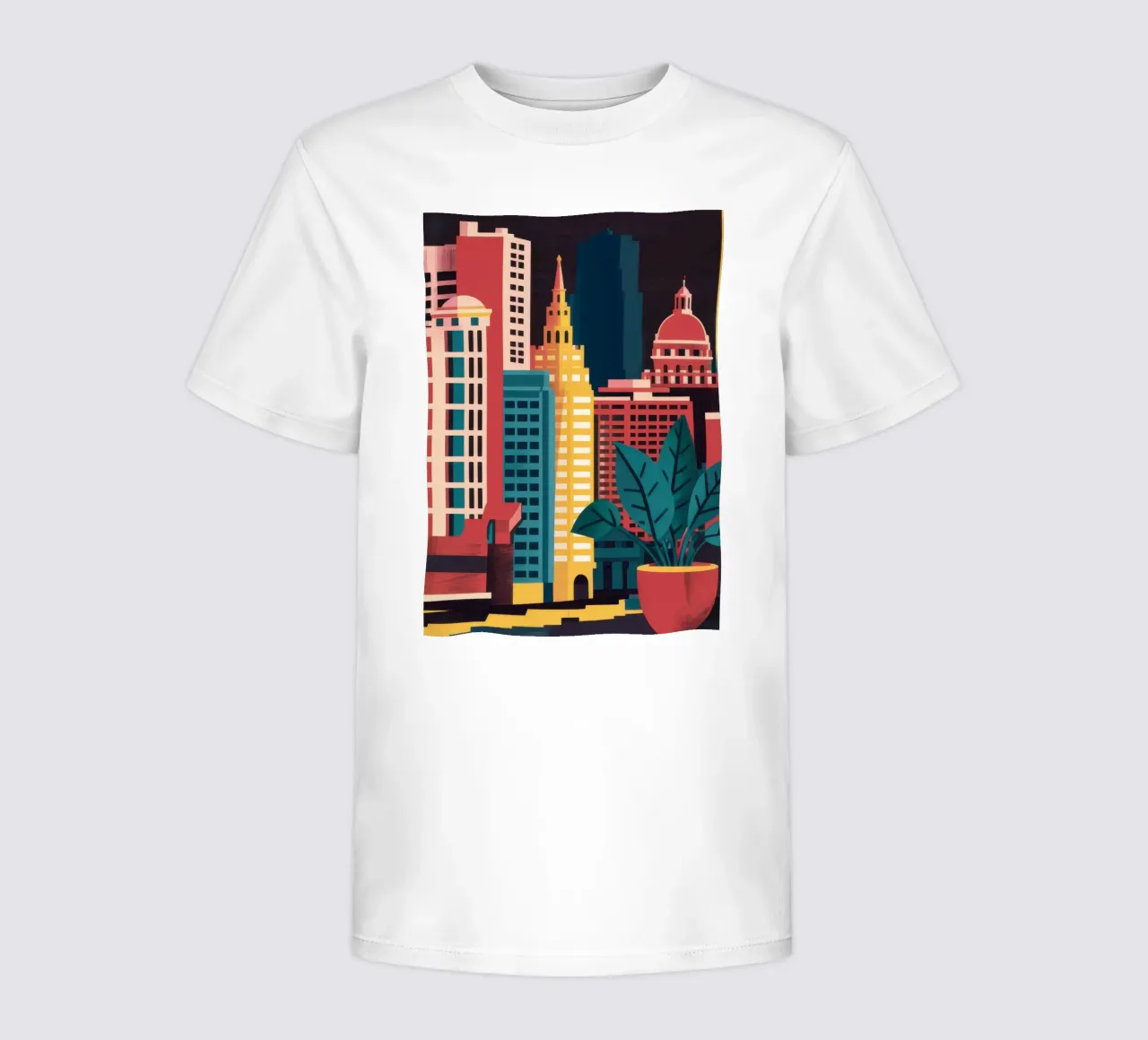 New York City Flora kids t-shirt by Flock Reverie