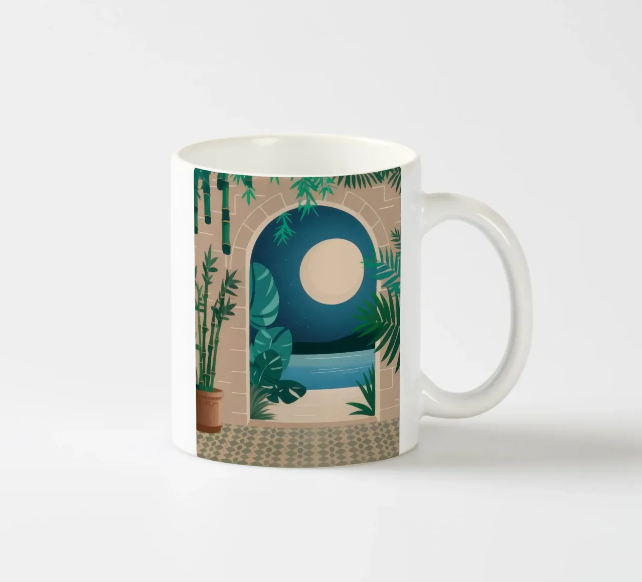 Il mare di mezzanotte tazza in ceramica da Dream Gesso