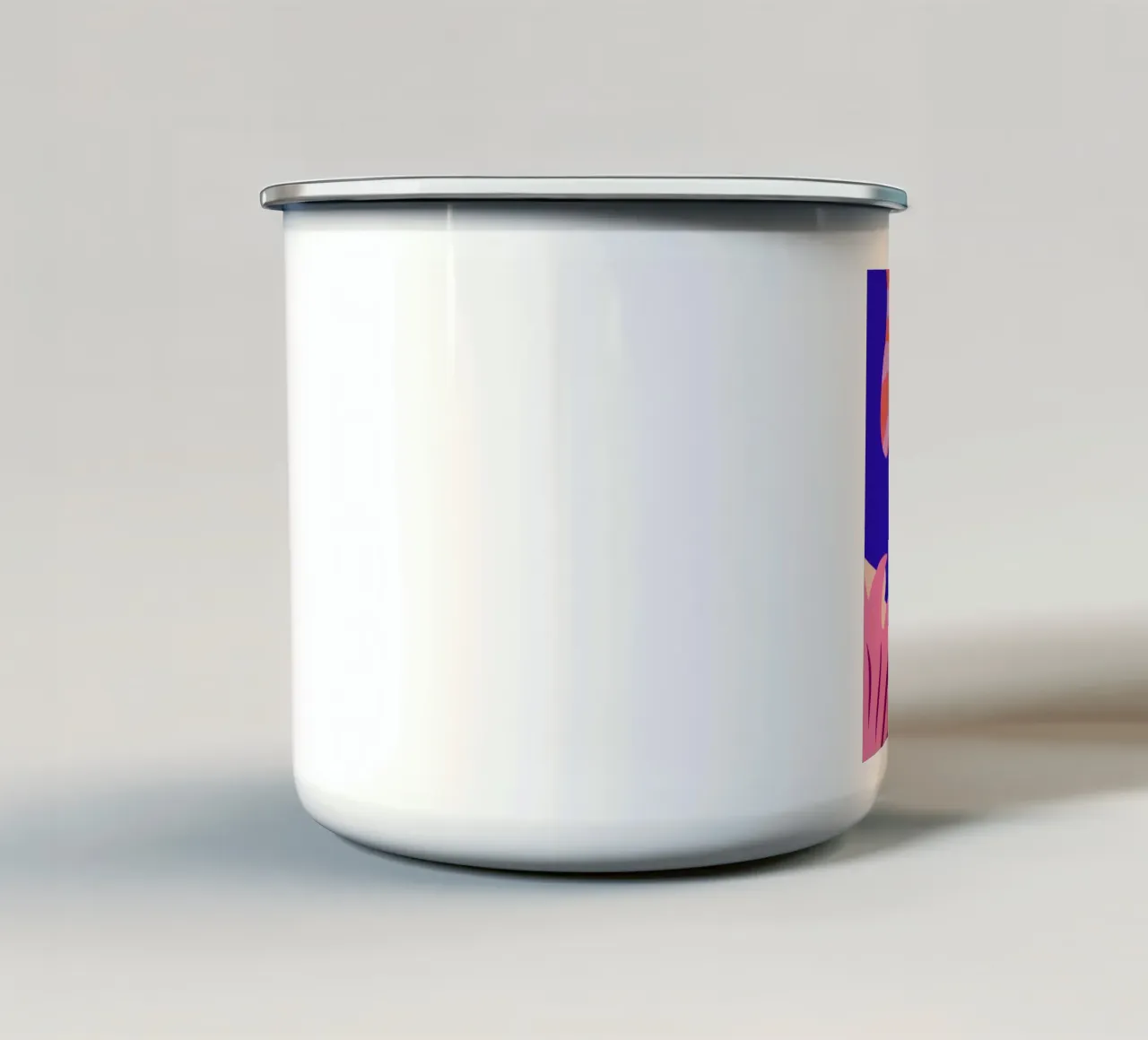 Foglie d'autunno astratte tazza in smalto da Ink Pulse