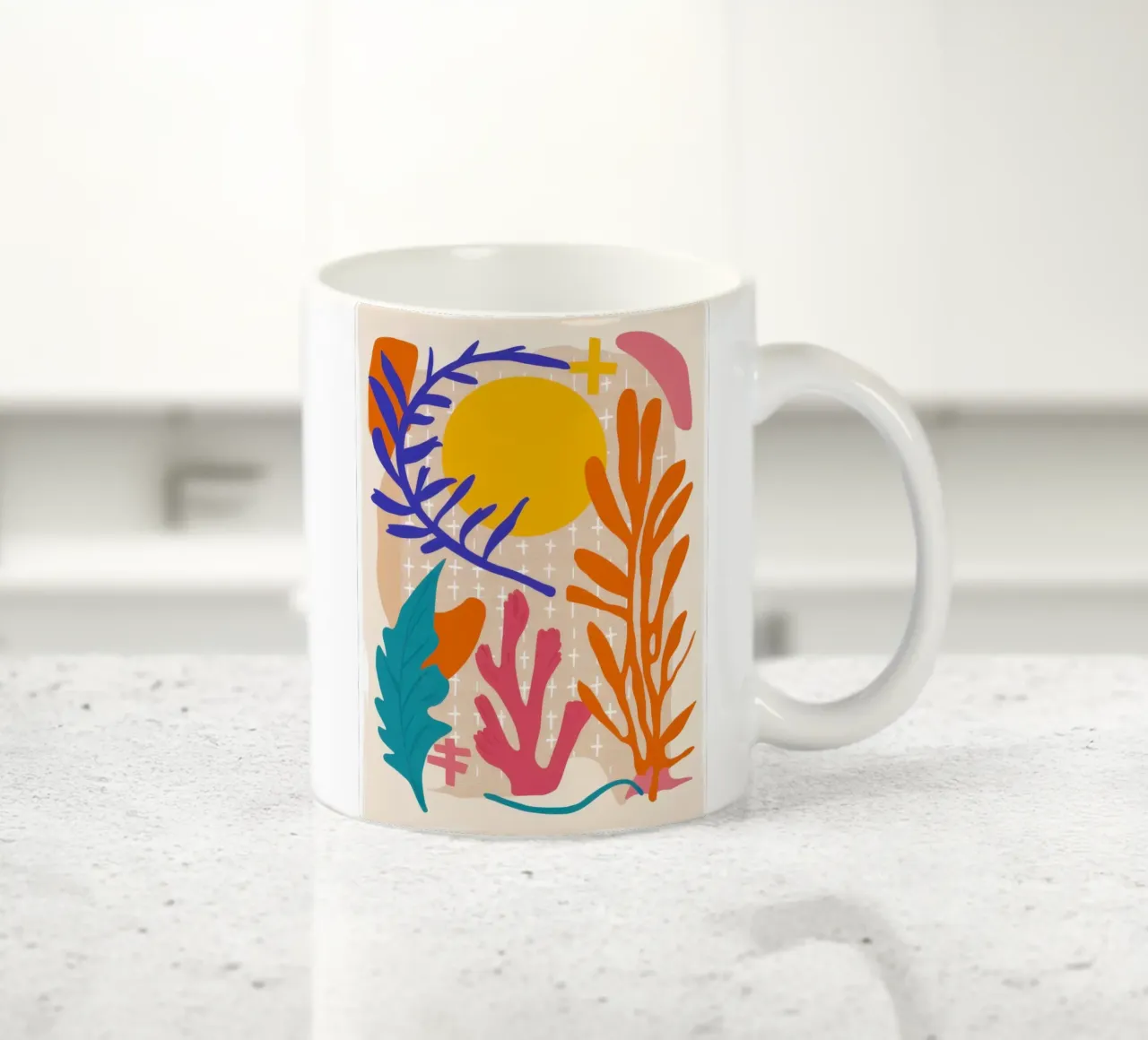 Flare solari Flora tazza in ceramica da Mythy Brush