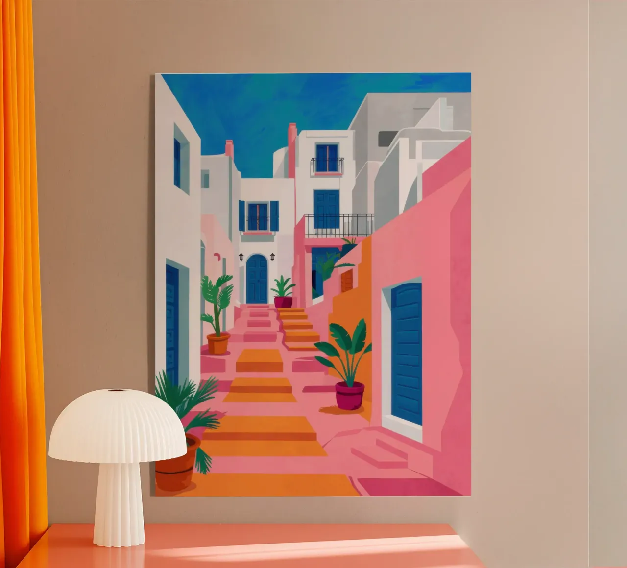 Passi di vicolo cromatici plexiglass da Dream Gesso
