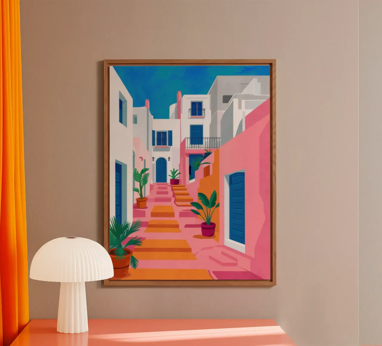 Passi di vicolo cromatici alluminio dibond da Dream Gesso