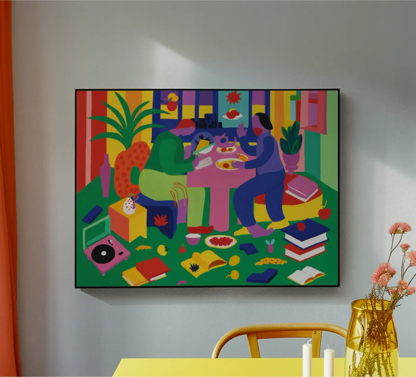 Vibrant Supper Symphony plexiglass da Ink Pulse