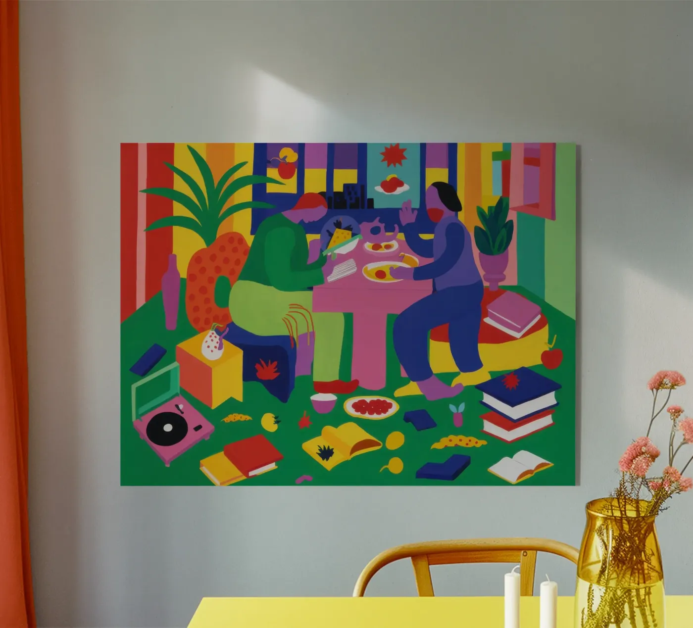 Vibrant Supper Symphony plexiglass da Ink Pulse