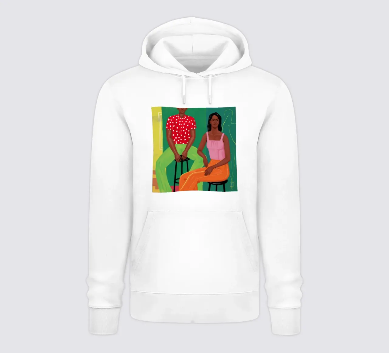 Sorsi estivi verdeggianti felpa con cappuccio da Dream Gesso