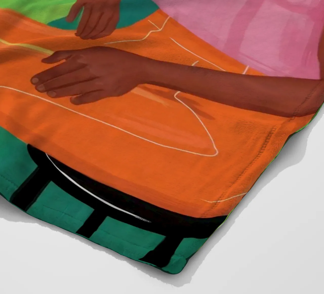 Sorsi estivi verdeggianti coperta in pile da Dream Gesso