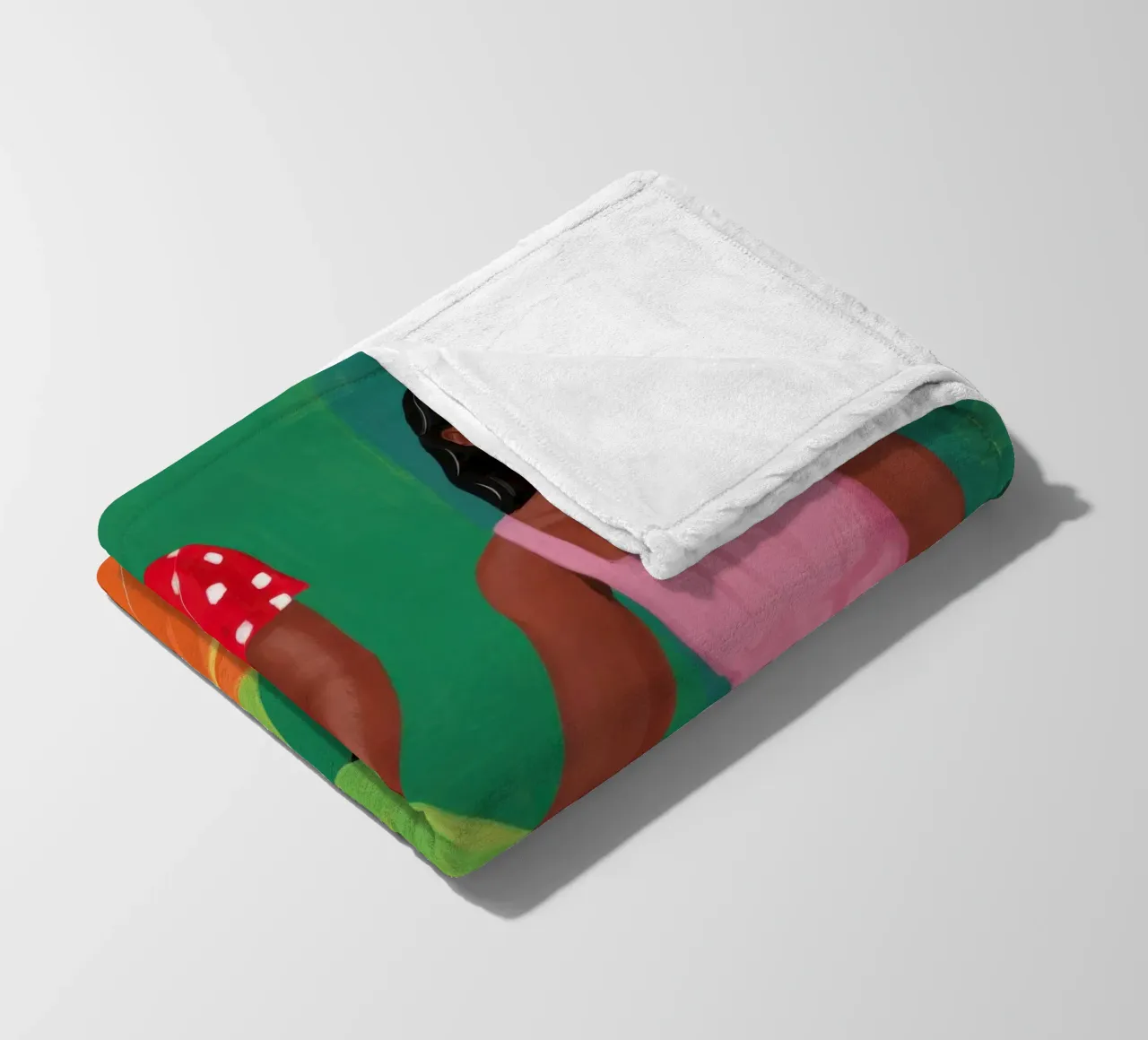 Sorsi estivi verdeggianti coperta in pile da Dream Gesso