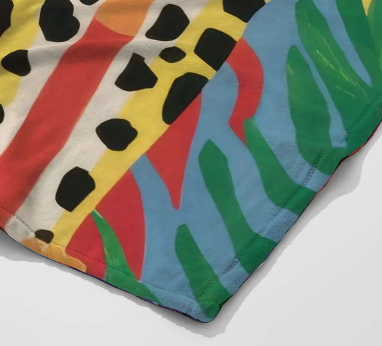 Jungle Cheetah Repose fleece blanket by Flock Reverie