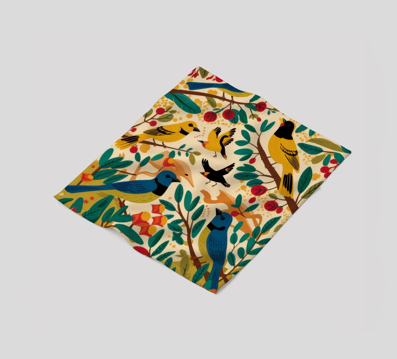 Gioco dei modelli di voliera coperta in pile da Mythy Brush