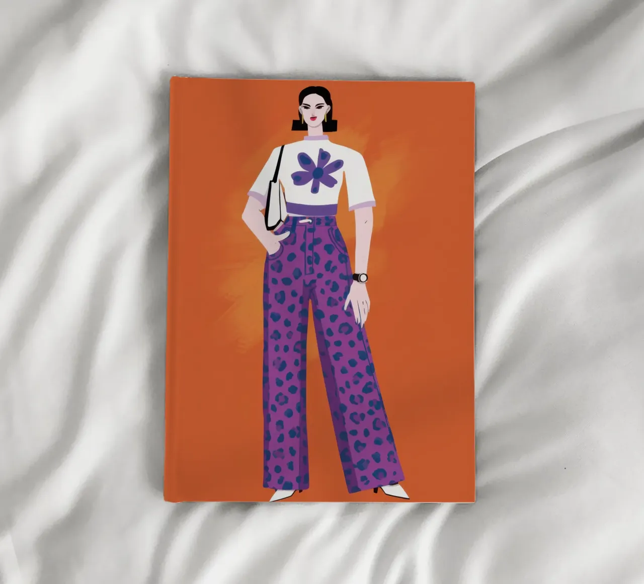 Orchid Retro Stance notebook by Dream Gesso