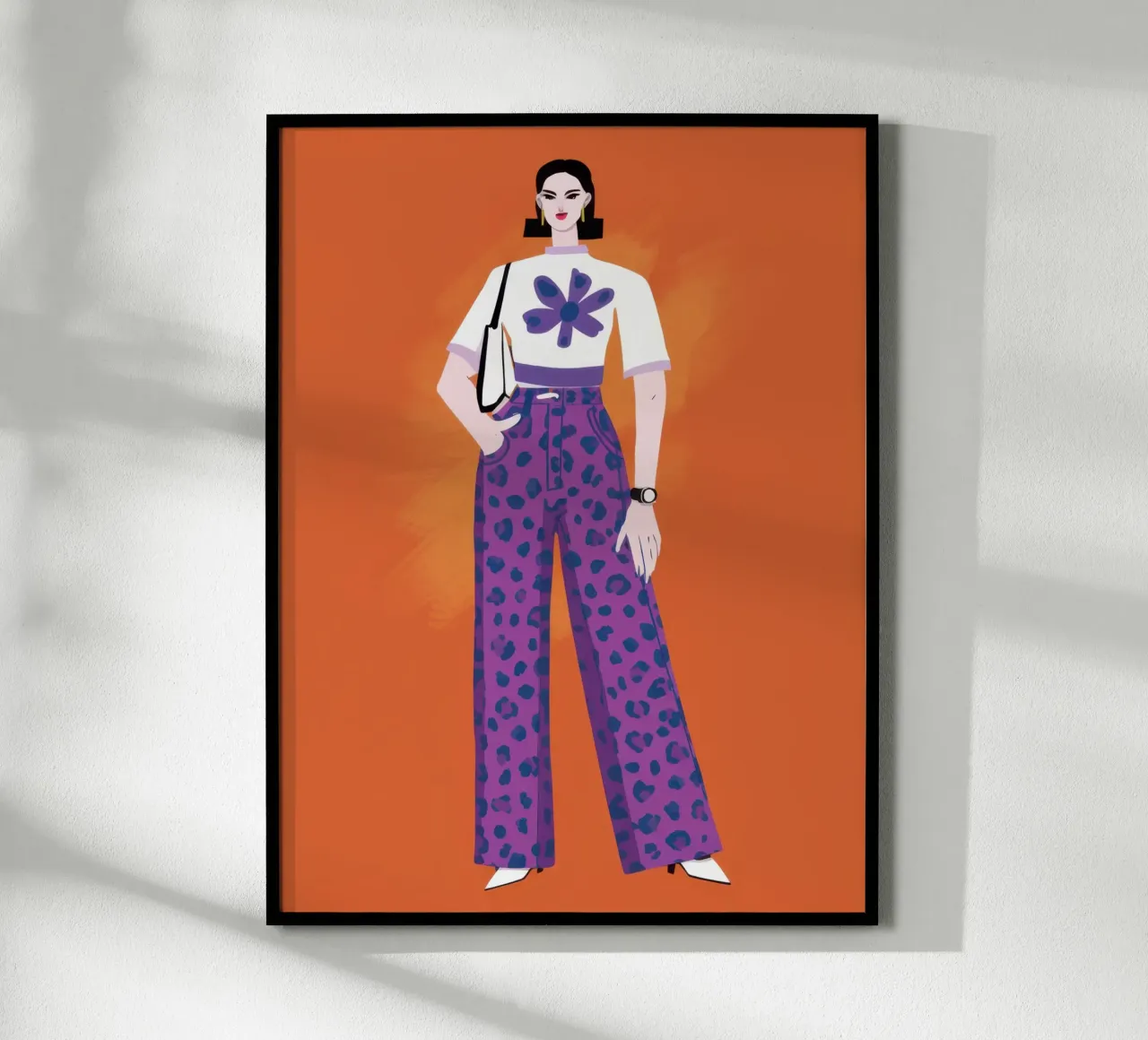 Orchidea Retro Stance carta hahnemühle da Dream Gesso