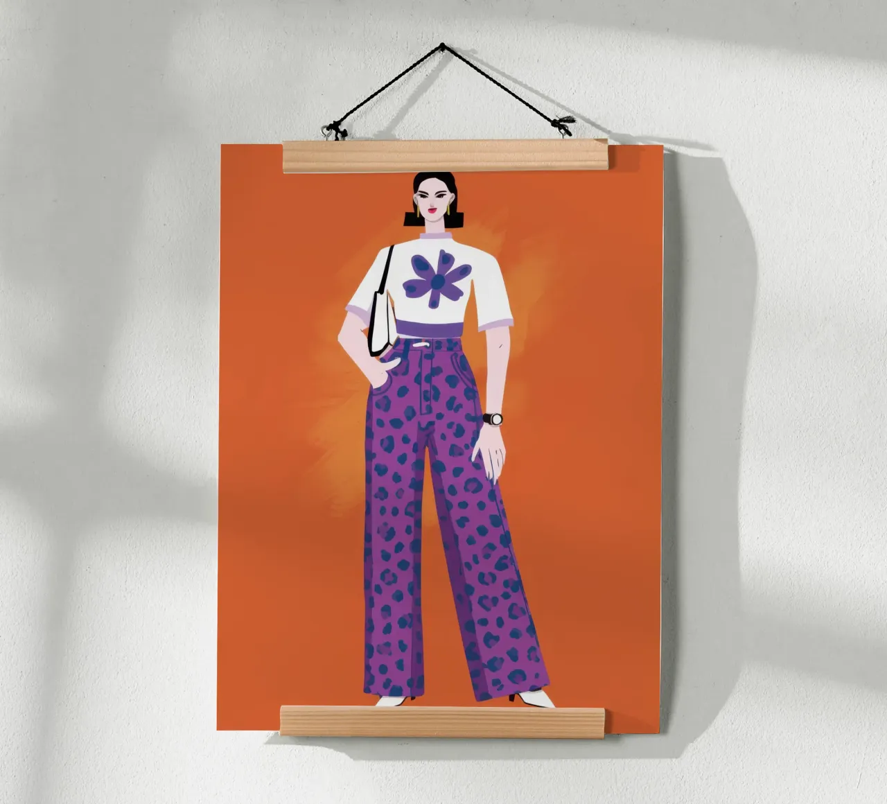 Orchidea Retro Stance carta hahnemühle da Dream Gesso