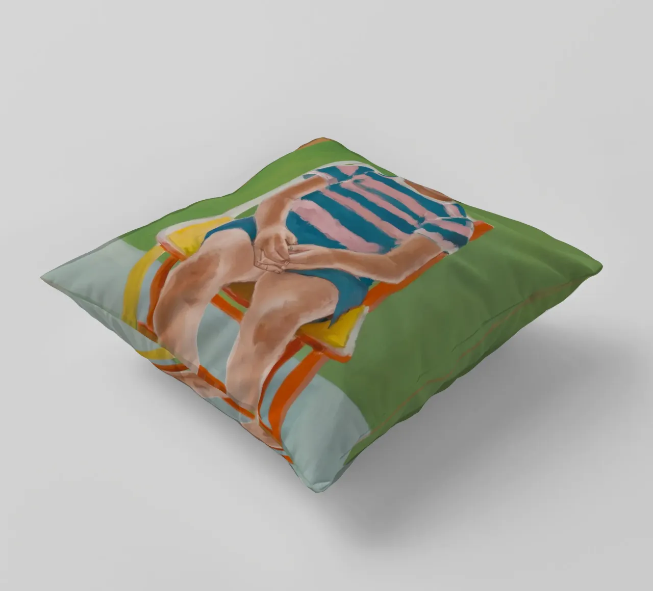 Ragazza su una sedia cuscino da Ink Pulse