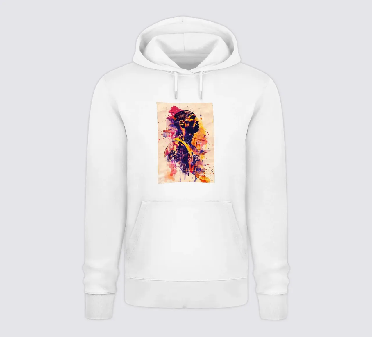Kobe Bryant abstract art felpa con cappuccio da Lembayung art