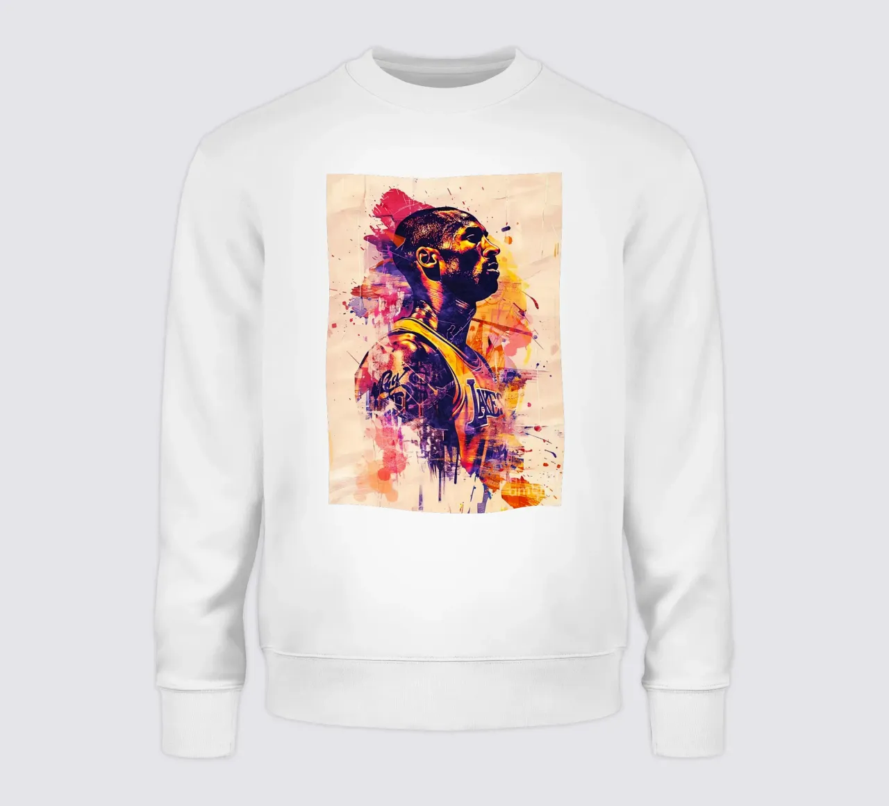 Kobe Bryant abstract art felpa da Lembayung art