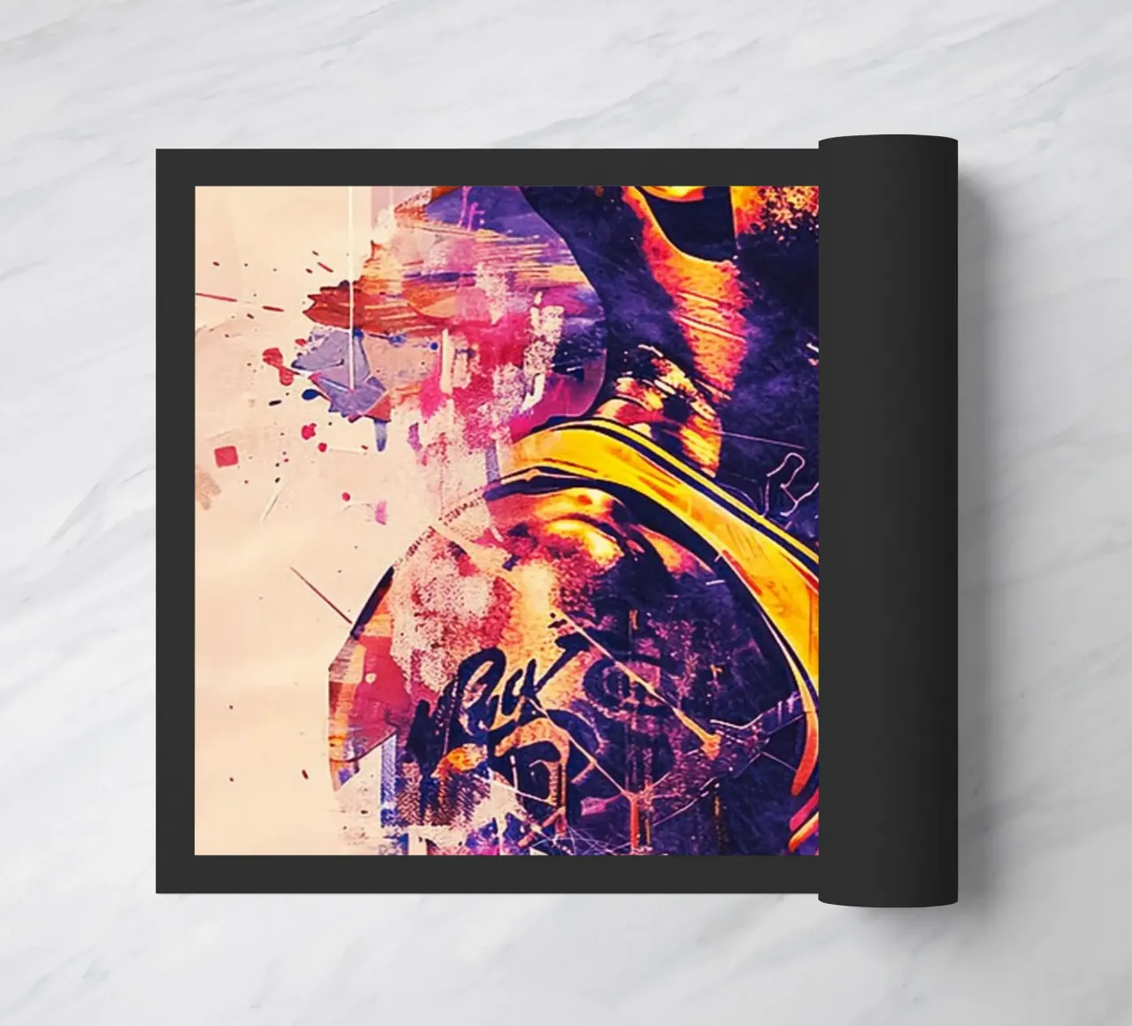Kobe Bryant abstract art zerbino da Lembayung art