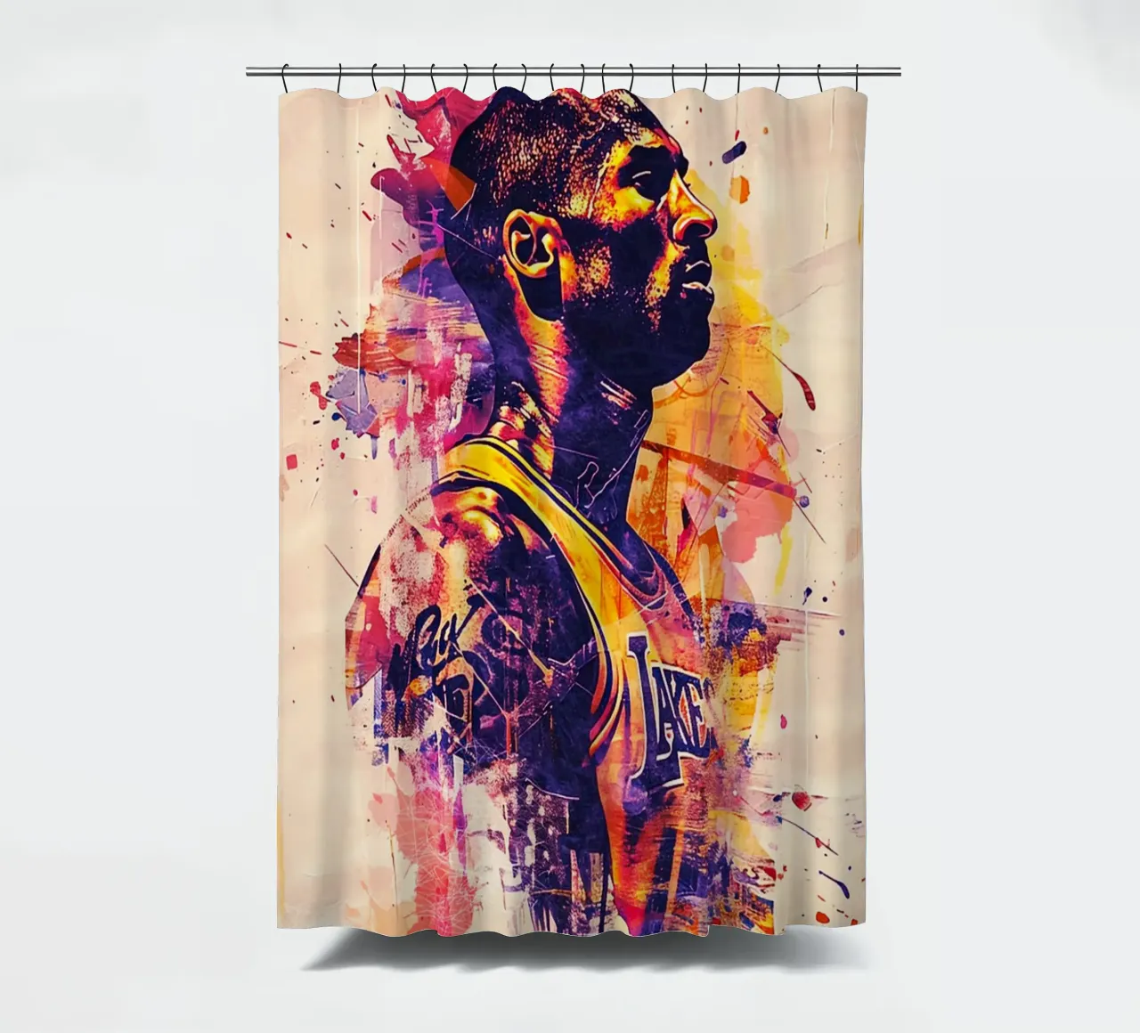 Kobe Bryant abstract art tenda da doccia da Lembayung art