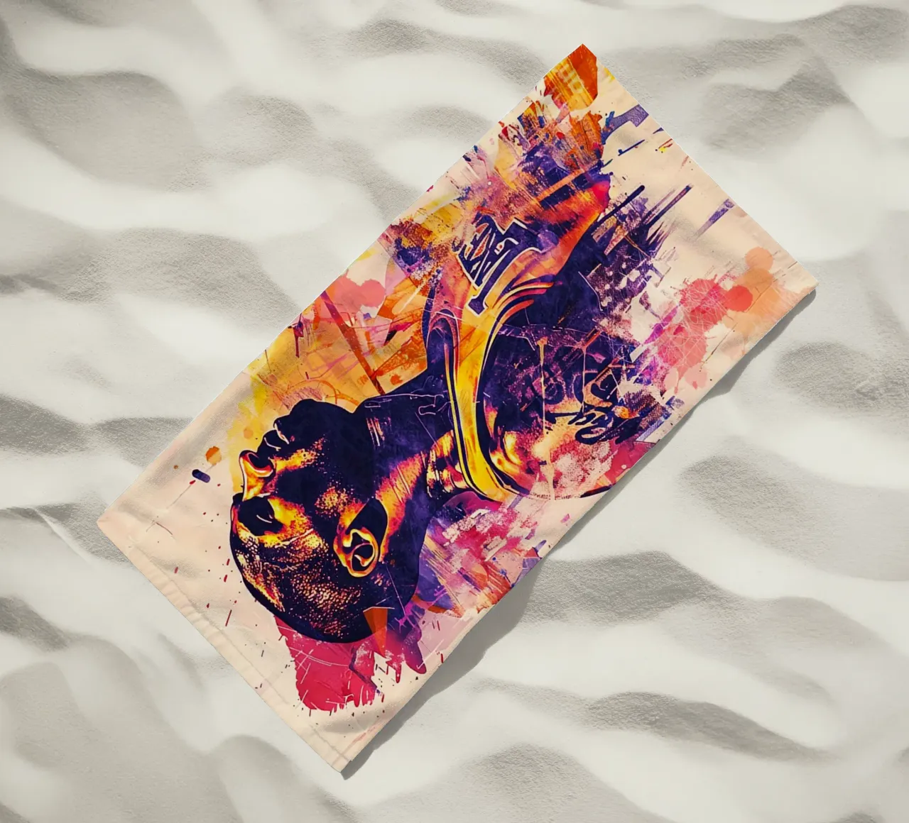 Kobe Bryant abstract art telo mare da Lembayung art
