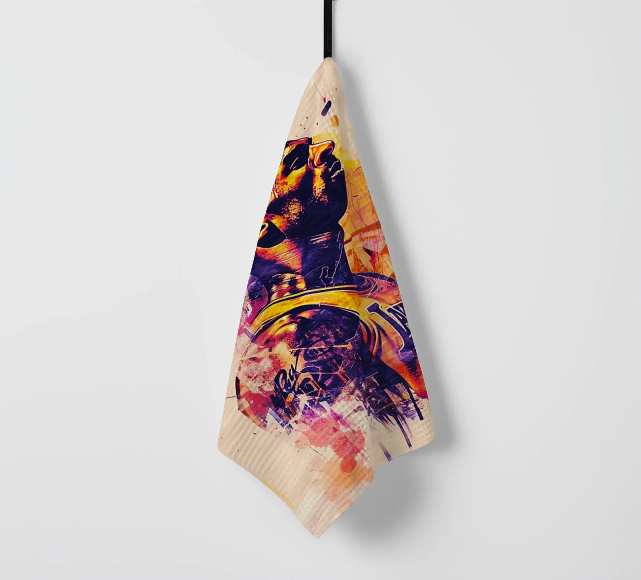 Kobe Bryant abstract art canovaccio da cucina da Lembayung art