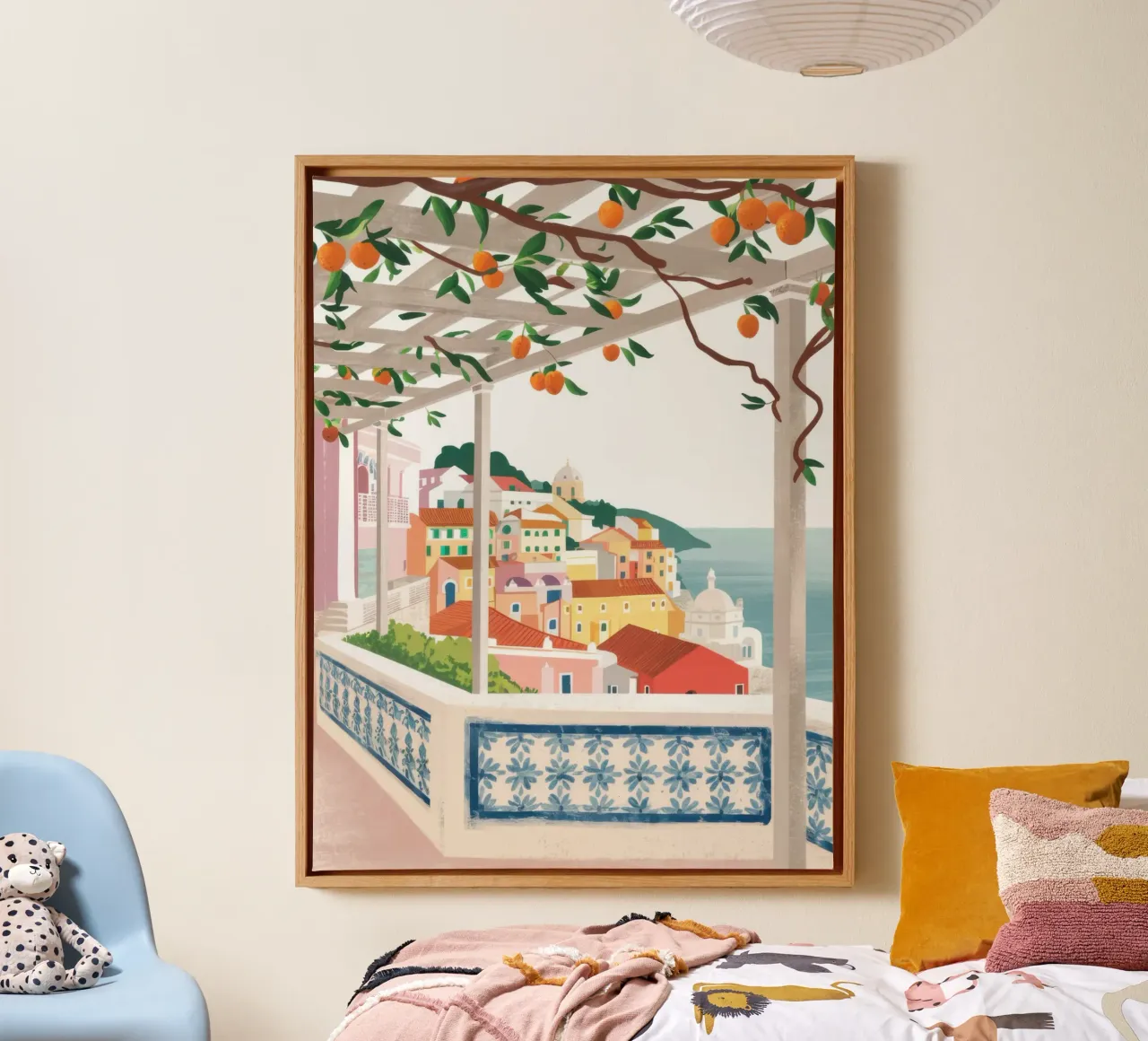 Terrace with a View canvas by Mythy Brush