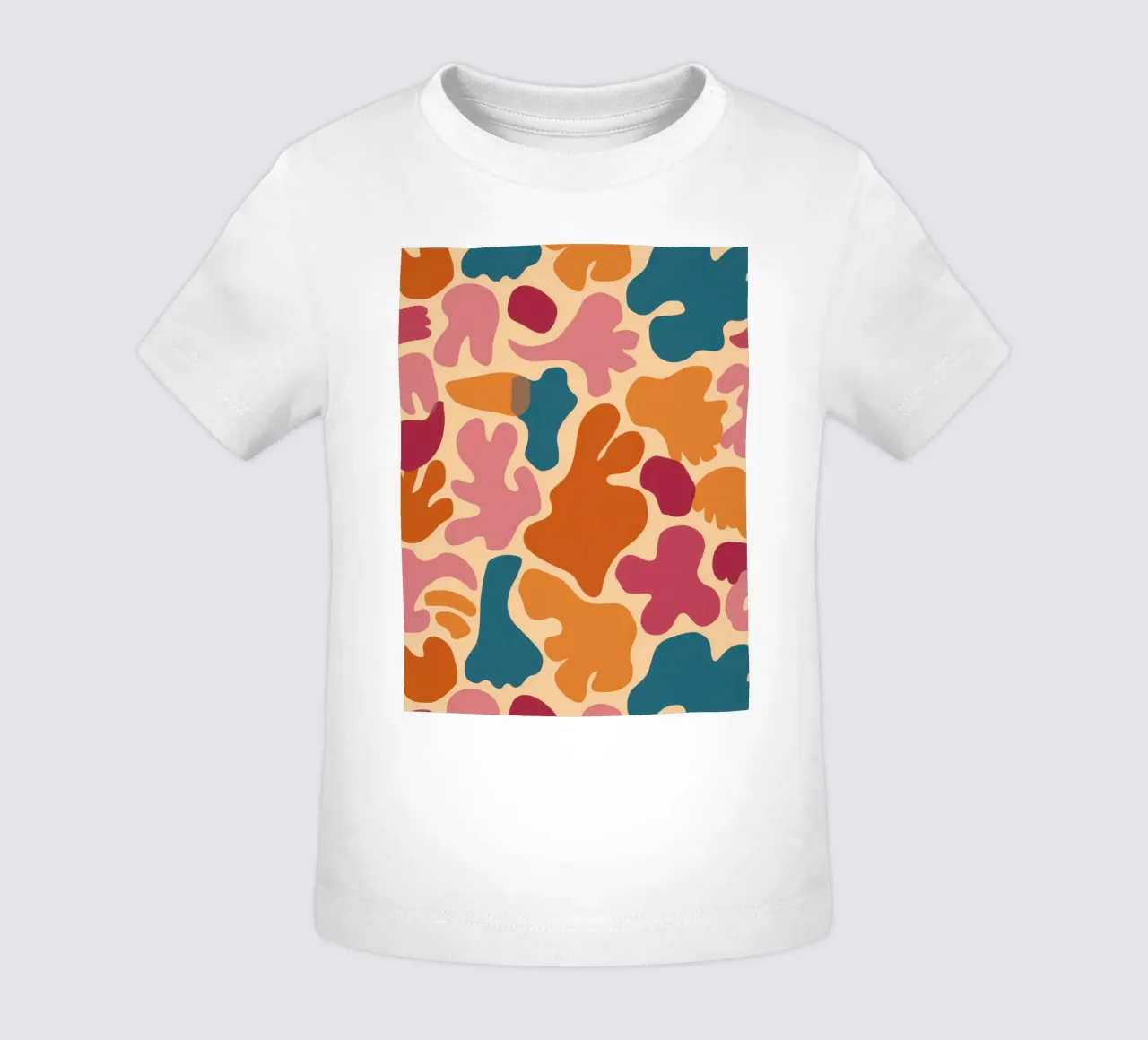 Terracotta Fluid Forms maglietta neonato da Dream Gesso