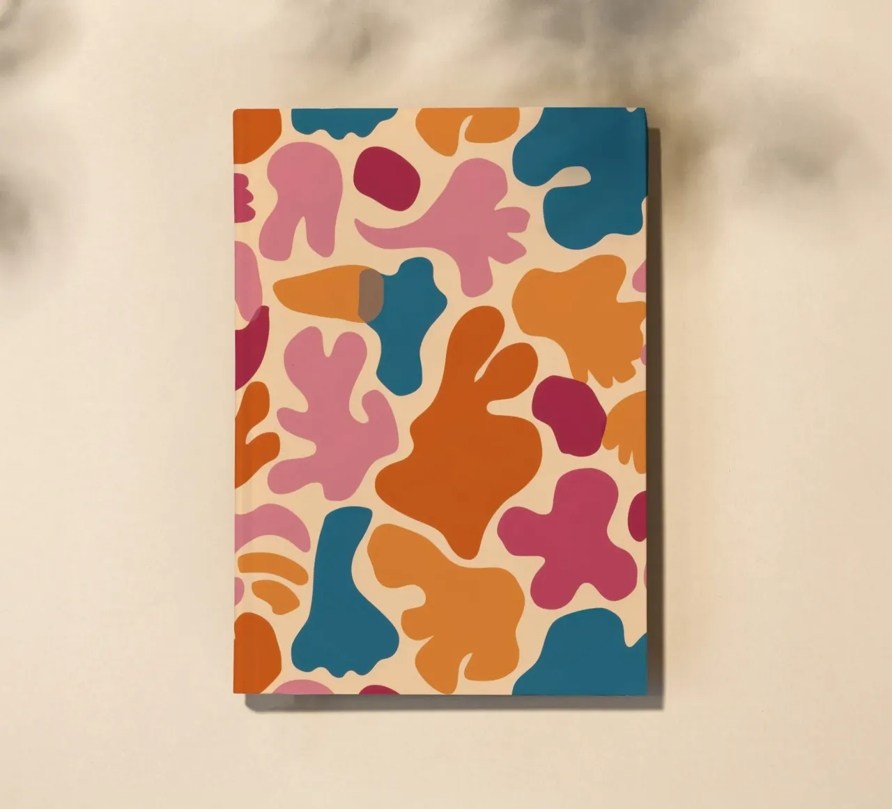Terracotta Fluid Forms notebook by Dream Gesso