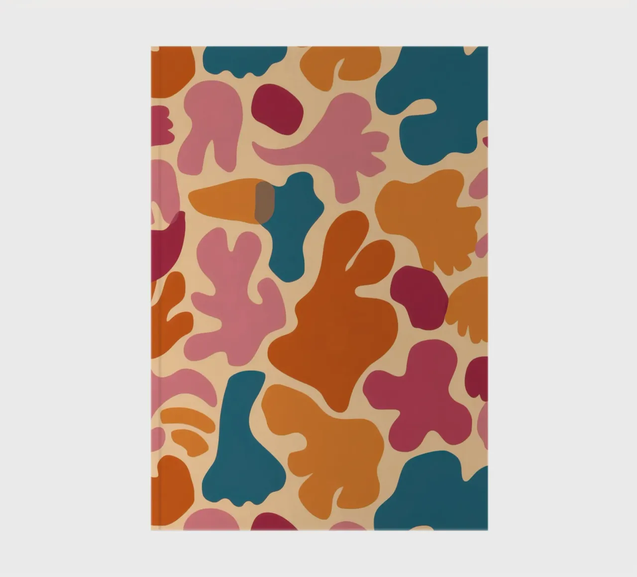Terracotta Fluid Forms notebook by Dream Gesso