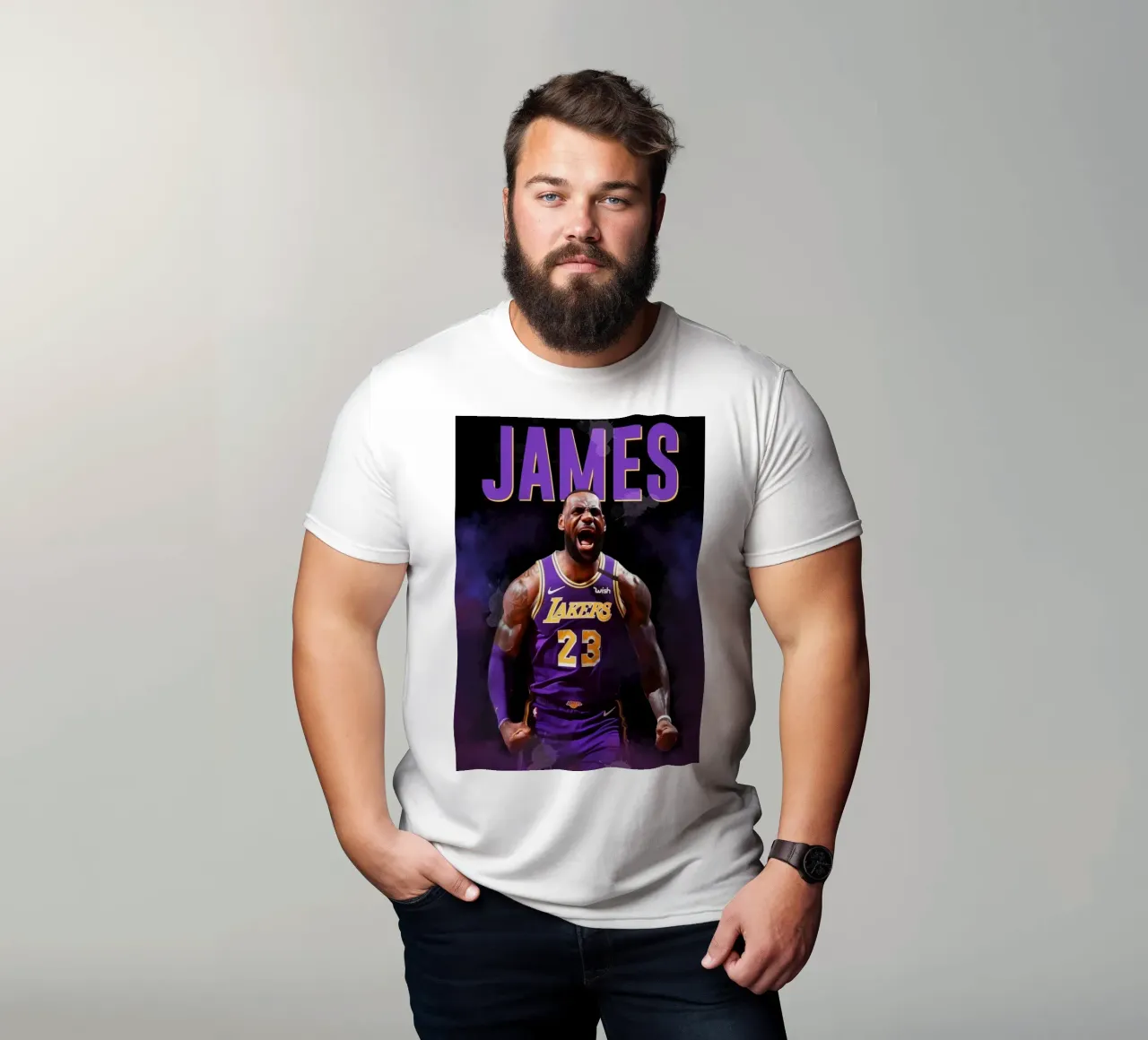 Lebron James t-shirt da Lembayung art