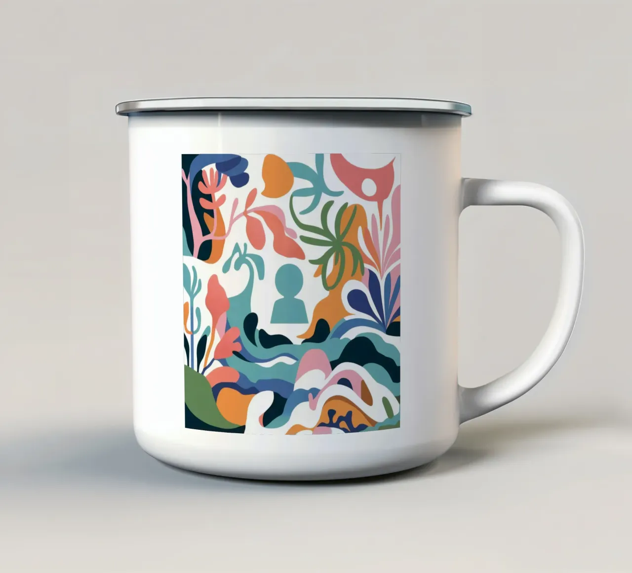 Un medley di forme tazza in smalto da Ink Pulse