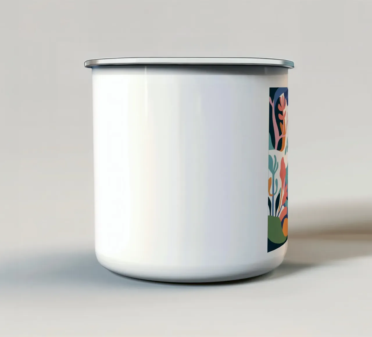 Un medley di forme tazza in smalto da Ink Pulse