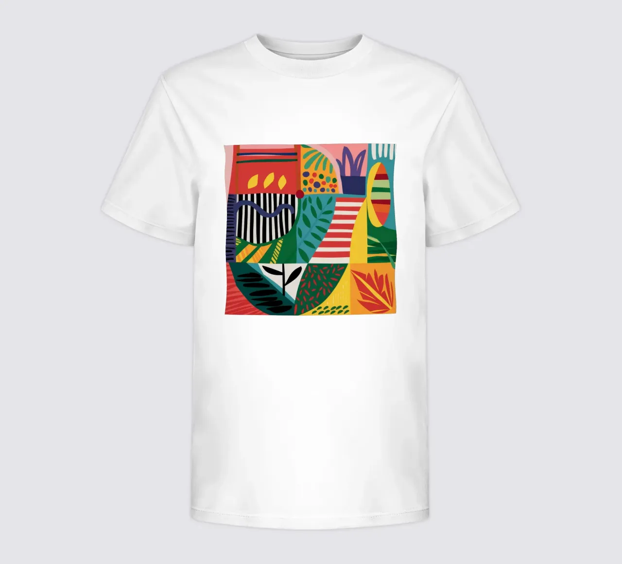 Patchwork neo-espressionista t-shirt bambini da Flock Reverie