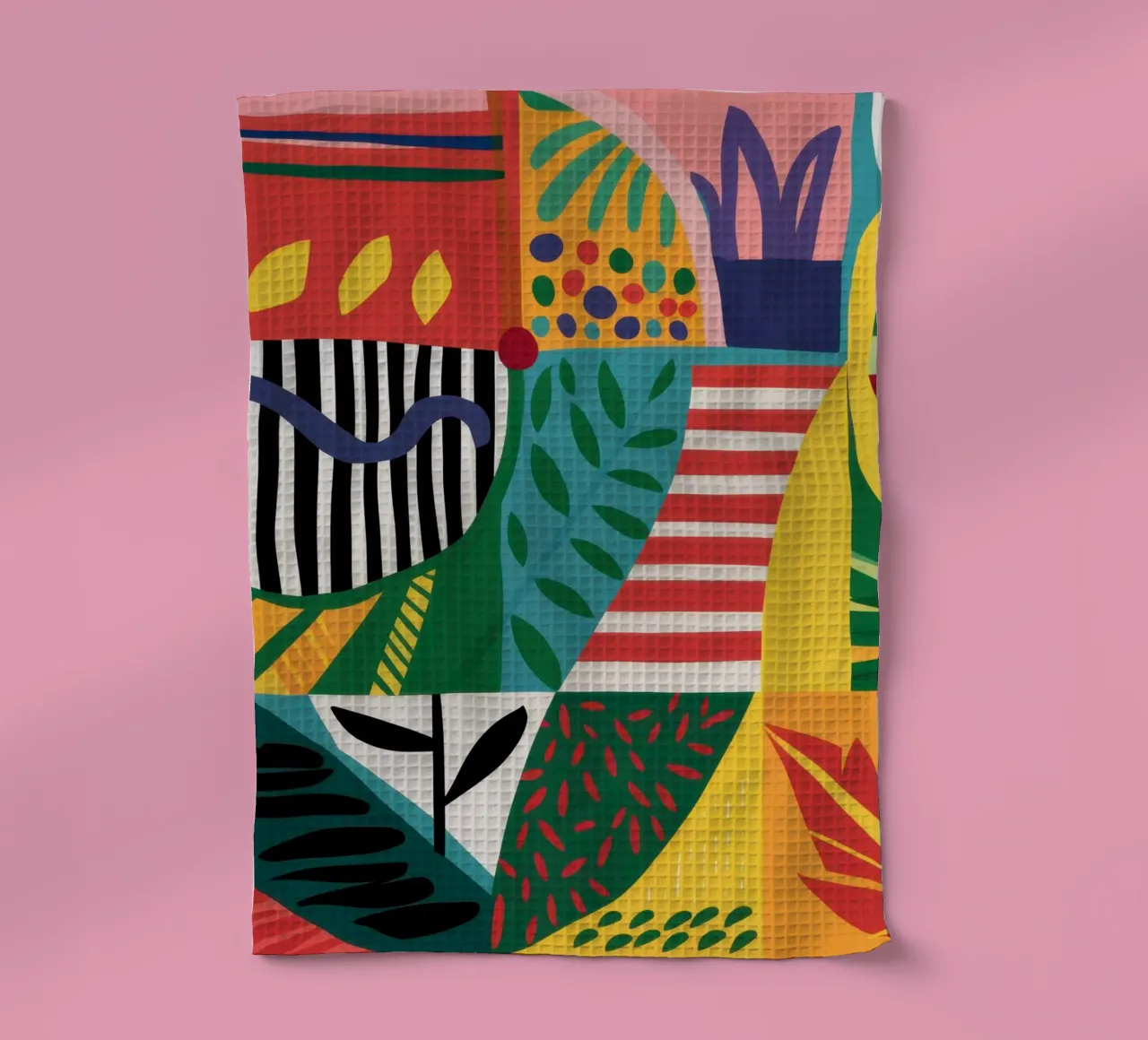 Patchwork neo-espressionista canovaccio da cucina da Flock Reverie