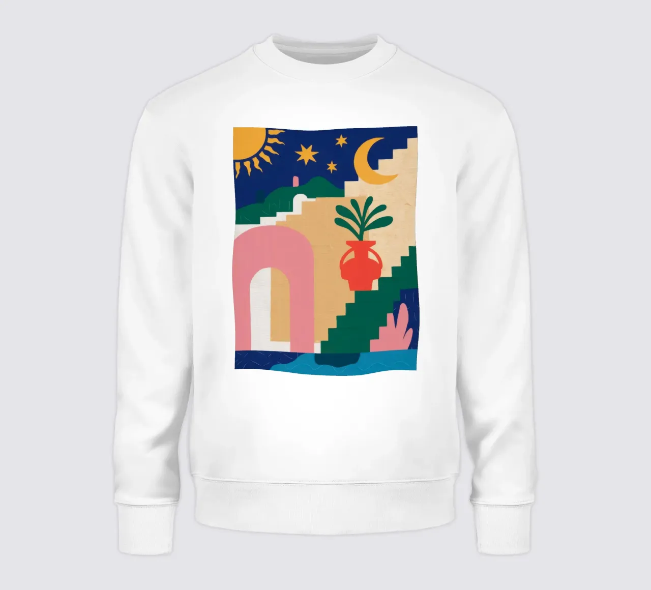 Scala celeste Boho felpa da Dream Gesso