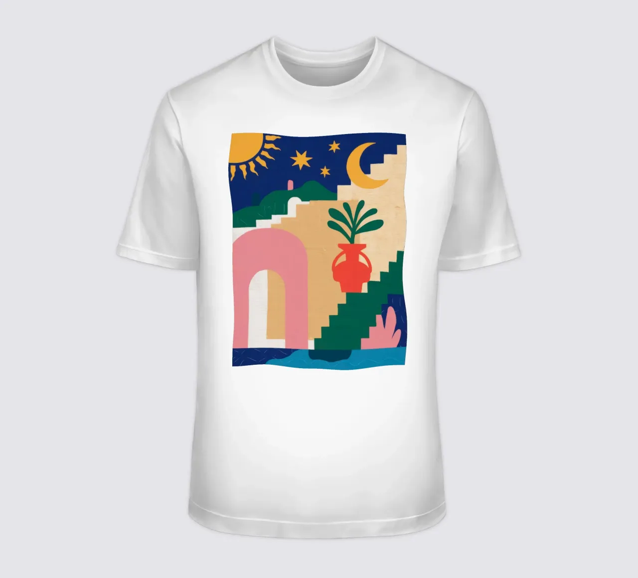 Scala celeste Boho t-shirt da Dream Gesso