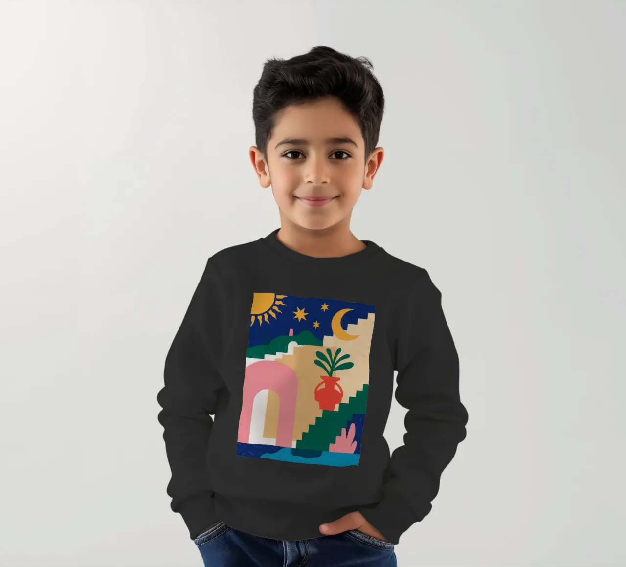 Scala celeste Boho felpa bambino da Dream Gesso