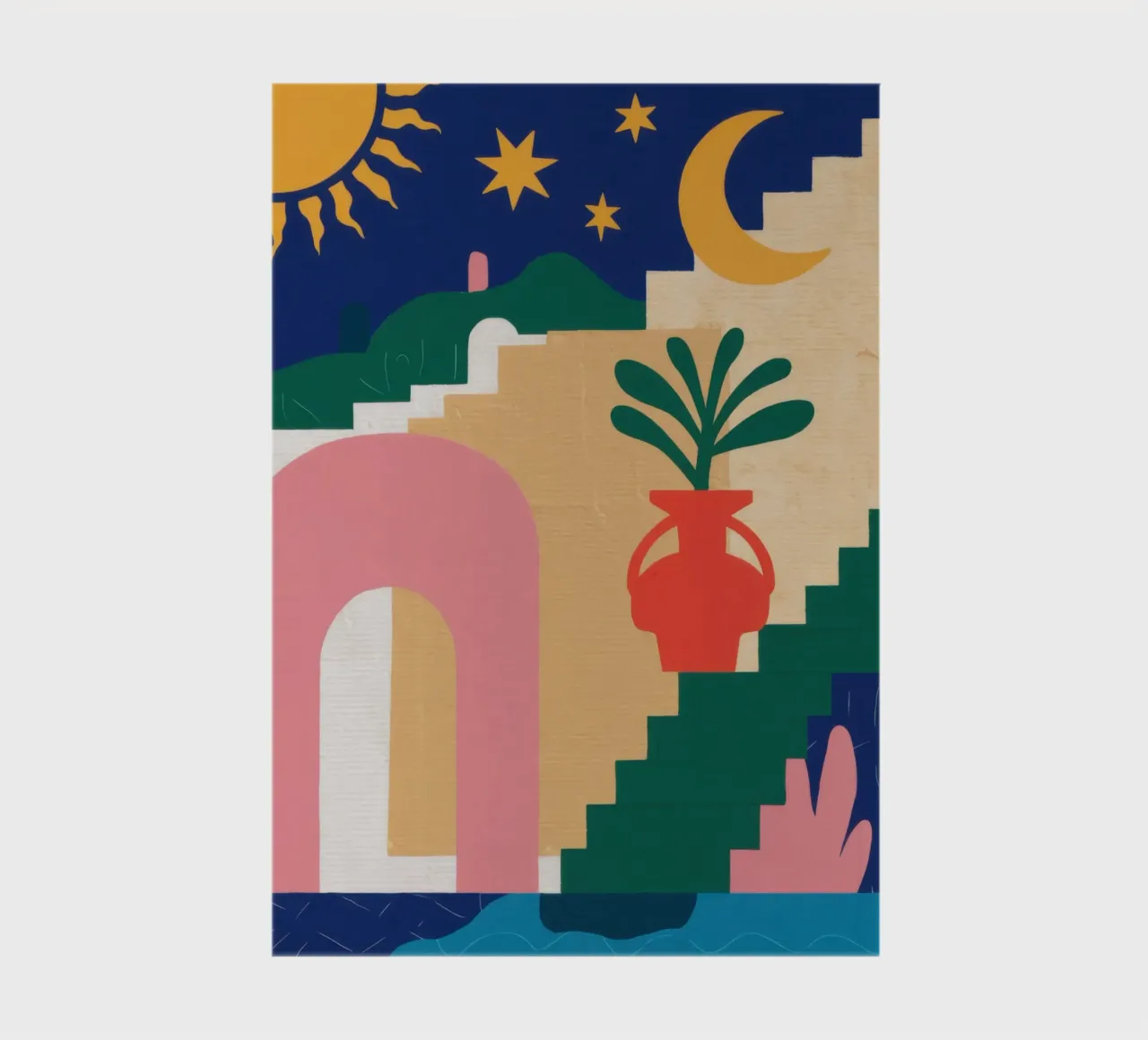 Scala celeste Boho diario da Dream Gesso